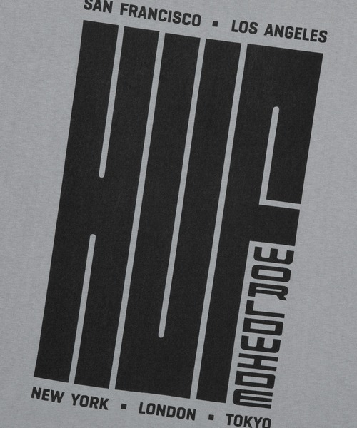 BIG BLOCK TEE / HUF ハフ ヘビーウェイト プリント Tシャツ(Tシャツ/カットソー)|HUF(ハフ) BIG BLOCK TEE / HUF ハフ ヘビーウェイト プリント Tシャツ(Tシャツ/カットソー)|HUF(ハフ)
