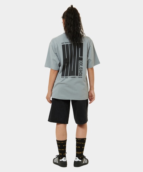 BIG BLOCK TEE / HUF ハフ ヘビーウェイト プリント Tシャツ(Tシャツ/カットソー)|HUF(ハフ) BIG BLOCK TEE / HUF ハフ ヘビーウェイト プリント Tシャツ(Tシャツ/カットソー)|HUF(ハフ)
