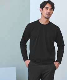 green label relaxing | 【WEB限定】JUST fit ジャケイン クルーネック ジャケT 長袖 Tシャツ -吸水速乾・抗菌-(Tシャツ/カットソー)
