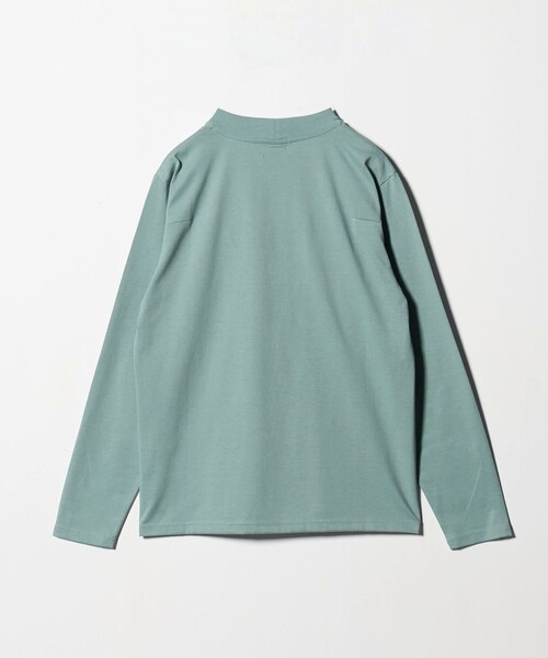 green label relaxing(グリーンレーベルリラクシング)の「【WEB限定】JUST fit ジャケイン クルーネック 長袖 Tシャツ -吸水速乾・抗菌-(Tシャツ/カットソー・メンズ・ブラック/ホワイト/ライトグレー/モカ/ターコイズブルー系/ライム/ネイビー/ロイヤルブルー/ダークブラウン/ダークグレー・S/M/L/XL)」の14枚目の写真