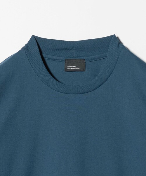green label relaxing(グリーンレーベルリラクシング)の「【WEB限定】JUST fit ジャケイン クルーネック 長袖 Tシャツ -吸水速乾・抗菌-(Tシャツ/カットソー・メンズ・ブラック/ホワイト/ライトグレー/モカ/ターコイズブルー系/ライム/ネイビー/ロイヤルブルー/ダークブラウン/ダークグレー・S/M/L/XL)」の19枚目の写真