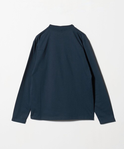 green label relaxing(グリーンレーベルリラクシング)の「【WEB限定】JUST fit ジャケイン クルーネック 長袖 Tシャツ -吸水速乾・抗菌-(Tシャツ/カットソー・メンズ・ブラック/ホワイト/ライトグレー/モカ/ターコイズブルー系/ライム/ネイビー/ロイヤルブルー/ダークブラウン/ダークグレー・S/M/L/XL)」の21枚目の写真