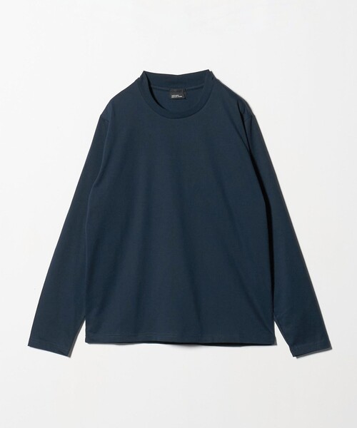 green label relaxing(グリーンレーベルリラクシング)の「【WEB限定】JUST fit ジャケイン クルーネック 長袖 Tシャツ -吸水速乾・抗菌-(Tシャツ/カットソー・メンズ・ブラック/ホワイト/ライトグレー/モカ/ターコイズブルー系/ライム/ネイビー/ロイヤルブルー/ダークブラウン/ダークグレー・S/M/L/XL)」の22枚目の写真