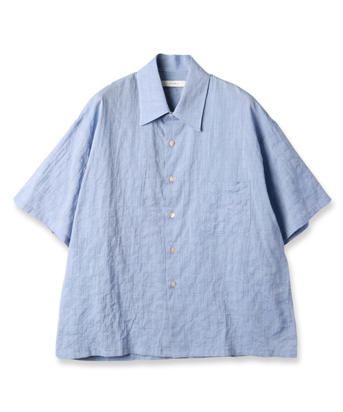 Jieda（ジエダ）の「WRINKLE SHIRT S/S（シャツ/ブラウス・メンズ・ブルー/アイボリー/ピンク・1/2）」の16枚目の写真