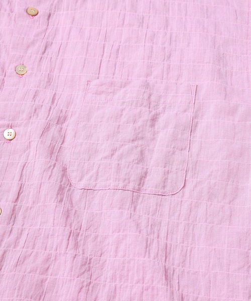 Jieda（ジエダ）の「WRINKLE SHIRT S/S（シャツ/ブラウス・メンズ・ブルー/アイボリー/ピンク・1/2）」の11枚目の写真