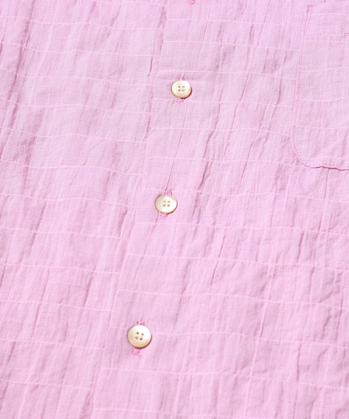 Jieda（ジエダ）の「WRINKLE SHIRT S/S（シャツ/ブラウス・メンズ・ブルー/アイボリー/ピンク・1/2）」の10枚目の写真