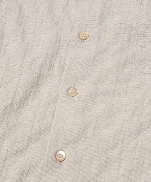 Jieda（ジエダ）の「WRINKLE SHIRT S/S（シャツ/ブラウス・メンズ・ブルー/アイボリー/ピンク・1/2）」の22枚目の写真