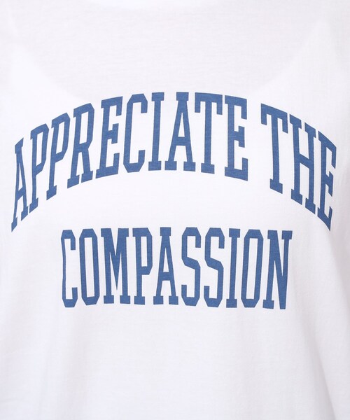 SHOO・LA・RUE（シューラルー）の「【洗える/綿100%/プチプラ】アウトも決まる ラウンドヘム プリントTシャツ（Tシャツ/カットソー・レディース・ピンク系6/グリーン系1/ホワイト系1/ベージュ系その他4/ブラック系2/ホワイト系3・02/04/03）」の16枚目の写真