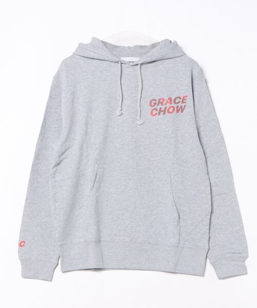 NO WAY(ノーウェイ)の「/Grace Chow/グレース チョウ/Graphic/Design Hoodie(パーカー・レディース・ダークブラウン/グレー・MEDIUM/SMALL)」の2枚目の写真