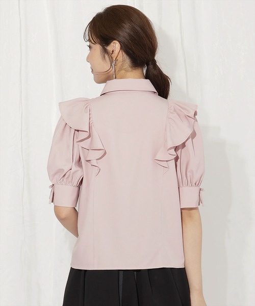 WILLSELECTION（ウィルセレクション）の「スリーブリボンブラウス（シャツ/ブラウス・レディース・ピンク/オフホワイト/ブラック・FREE）」の19枚目の写真