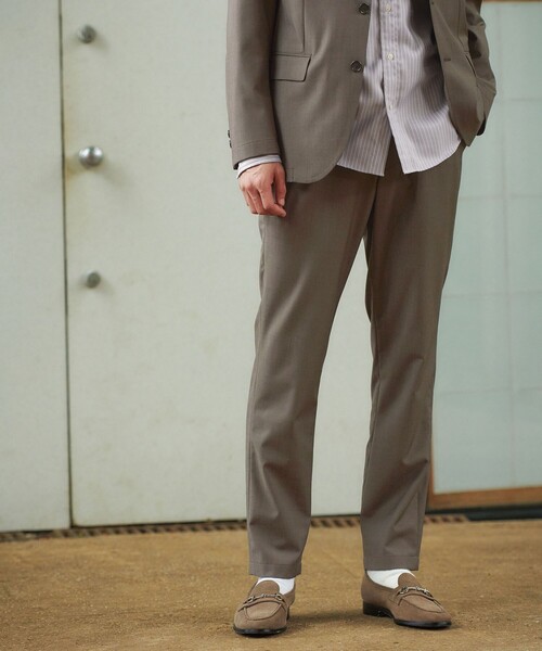 【セール】ウォッシャブル TWサージ ナロー ユーティリティパンツ イージーパンツ -ストレッチ・防シワ-（その他パンツ）｜green label relaxing（グリーンレーベルリラクシング）