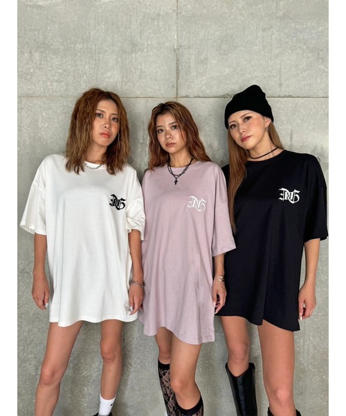 EGOIST（エゴイスト）の「BIG刺繍ユニセックス TシャツⅡ（Tシャツ/カットソー・レディース・ブラック/パープル/ホワイト・FREE）」の11枚目の写真