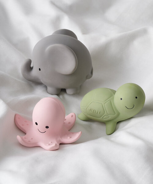 BIRTHDAY BAR（バースデイバー）の「【TIKIRI　ティキリ】Rattle & Bath Toy　ラトル＆バストイ（ベビーギフト・キッズ・グリーン/ピンク/グレー・0）」の9枚目の写真