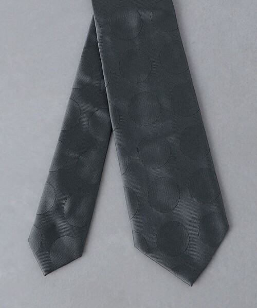 UNITED ARROWS（ユナイテッドアローズ）の「シャドードット ネクタイ（ネクタイ・メンズ・グレー/ワインレッド/ネイビー・FREE）」の4枚目の写真