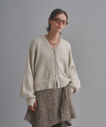 seyto | Lame melange knit short cardigan / ラメメランジニットショートカーディガン(カーディガン/ボレロ)