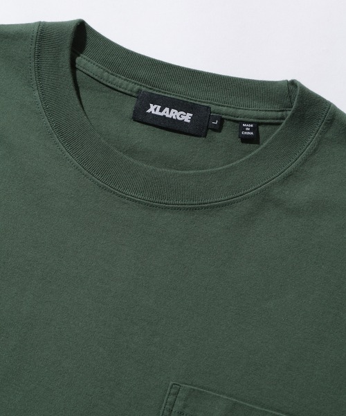 X-Large Standard Logo L/S T-Shirt Green M Tシャツ エクストララージ XLARGE STANDARD LOGO S/S TEE GREEN