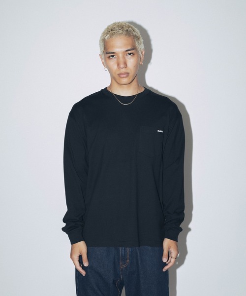 セール】MINI STANDARD LOGO L/S POCKET TEE（Tシャツ