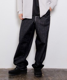 GLAZOS | デニム・配色ステッチペインターパンツ(その他パンツ)