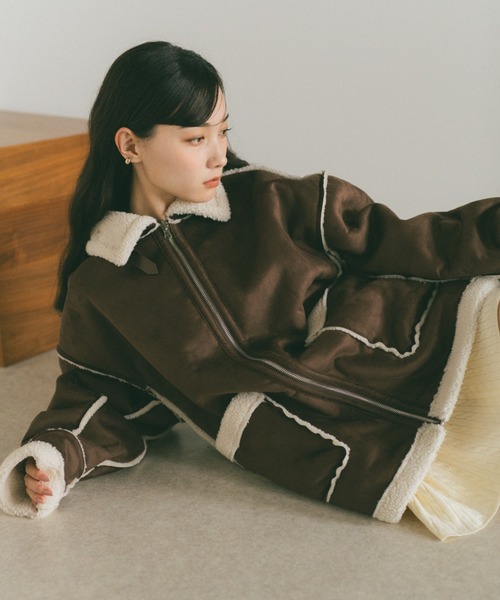 vannie u コート リバーシブルムートンボアコート（ムートンコート）｜VANNIE U