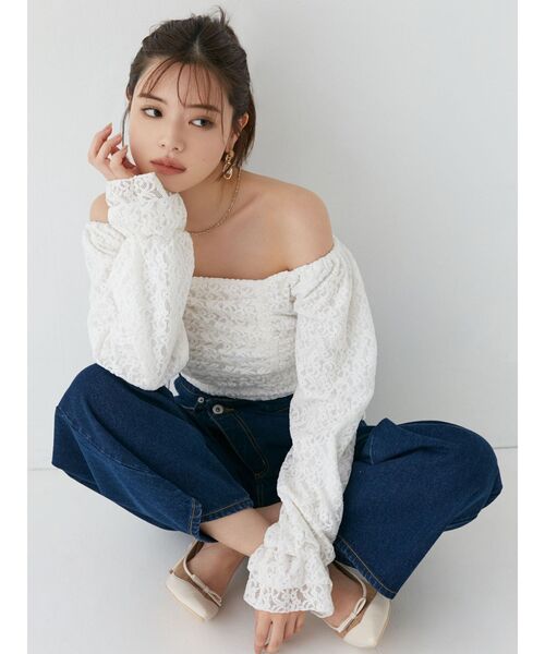 RESEXXY（リゼクシー）の「シアーポイントパンプス（パンプス・レディース・アイボリー/ブラック/その他1・SMALL/MEDIUM/LARGE）」の18枚目の写真