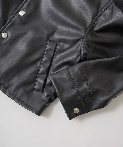 Lycee mine（リセマイン）の「【やわらか合皮】ブルゾン（ブルゾン・キッズ・ブラック・100cm/110cm/120cm/130cm/140cm/150cm）」の12枚目の写真