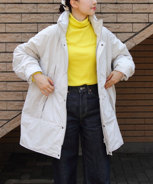 WILD THINGS(ワイルドシングス)の「WILD THINGS/ワイルドシングス モンスターパーカー MONSTER PARKA(ウィメンズ) WTL24101SN(ダウンジャケット/コート・レディース・ブラック/アイボリー・M)」の7枚目の写真
