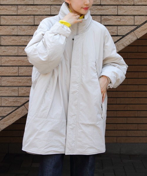 WILD THINGS(ワイルドシングス)の「WILD THINGS/ワイルドシングス モンスターパーカー MONSTER PARKA(ウィメンズ) WTL24101SN(ダウンジャケット/コート・レディース・ブラック/アイボリー・M)」の8枚目の写真