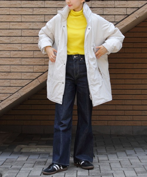 WILD THINGS(ワイルドシングス)の「WILD THINGS/ワイルドシングス モンスターパーカー MONSTER PARKA(ウィメンズ) WTL24101SN(ダウンジャケット/コート・レディース・ブラック/アイボリー・M)」の12枚目の写真