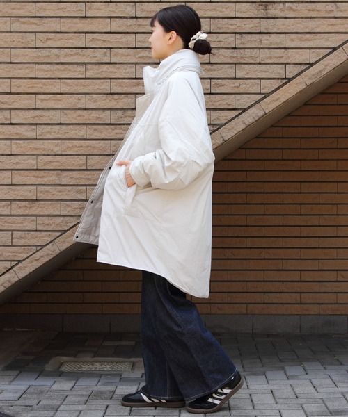 WILD THINGS(ワイルドシングス)の「WILD THINGS/ワイルドシングス モンスターパーカー MONSTER PARKA(ウィメンズ) WTL24101SN(ダウンジャケット/コート・レディース・ブラック/アイボリー・M)」の14枚目の写真