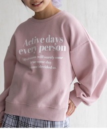 Mac-House（マックハウス）の「【ガールズ】プリント トレーナー ガーリー / ロゴ（スウェット・キッズ）」