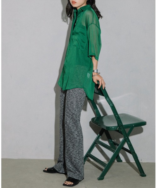 SUWDEE(スーディー)の「summer knit flare pants(その他パンツ・レディース・ブラック・FREE)」の11枚目の写真