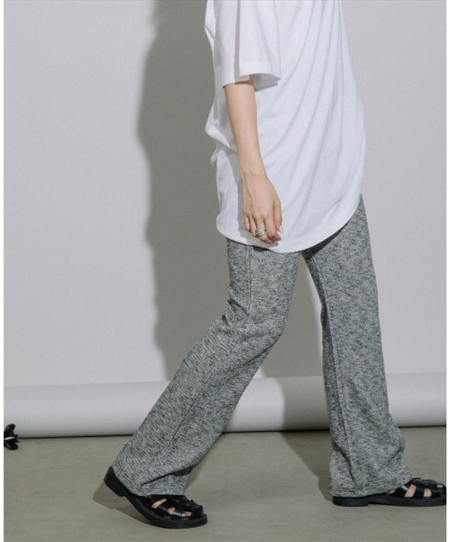 SUWDEE(スーディー)の「summer knit flare pants(その他パンツ・レディース・ブラック・FREE)」の7枚目の写真