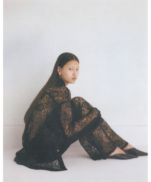 Juha（ユハ）の「GLITTER LACE L/S SHIRT（シャツ/ブラウス・メンズ・ブラック/グリーン・4/3）」の7枚目の写真