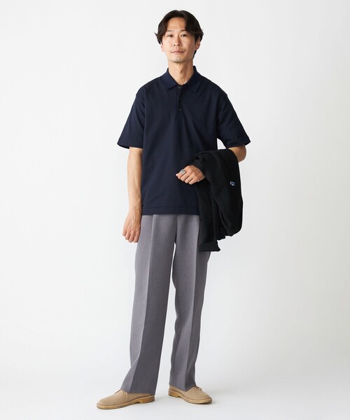 ★未使用★ SHIPS  セミワイド  カノコ ポロ シャツ シップス  XL セール】SHIPS：ALBINI 32ゲージ カノコ無地 ポロシャツ