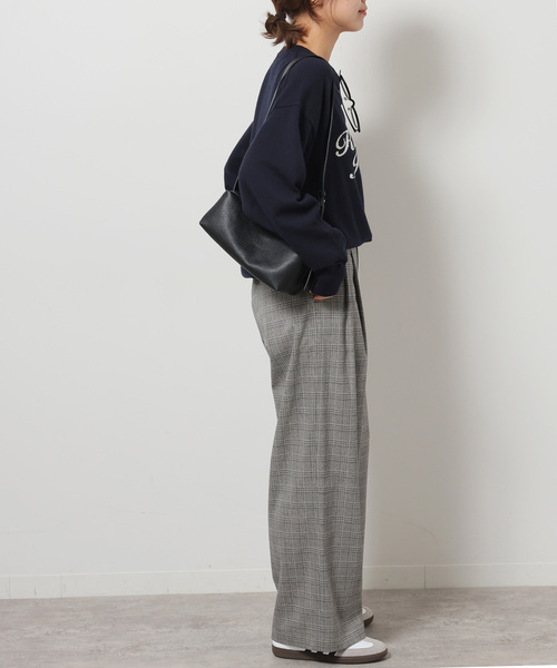 JOURNAL STANDARD relume（ジャーナルスタンダード　レリューム）の「チェックセミワイドパンツ（スラックス・レディース・ブラウン/グレー/ベージュ・36/38）」の20枚目の写真