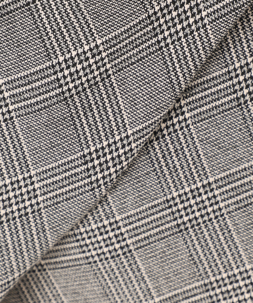 JOURNAL STANDARD relume（ジャーナルスタンダード　レリューム）の「チェックセミワイドパンツ（スラックス・レディース・ブラウン/グレー/ベージュ・36/38）」の10枚目の写真