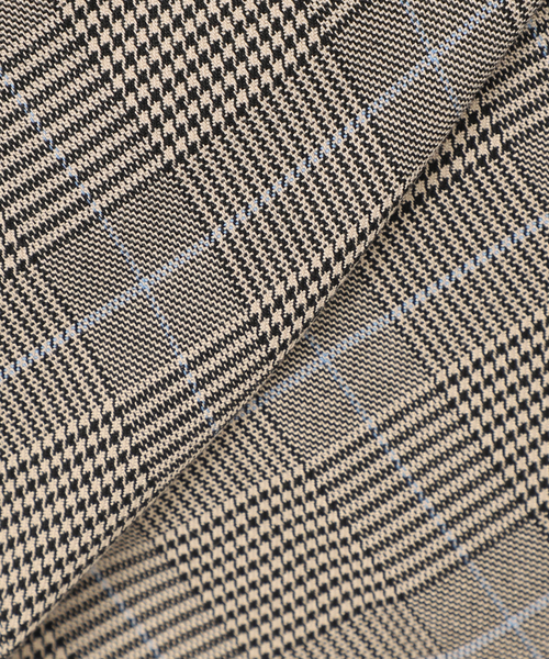 JOURNAL STANDARD relume（ジャーナルスタンダード　レリューム）の「チェックセミワイドパンツ（スラックス・レディース・ブラウン/グレー/ベージュ・36/38）」の16枚目の写真