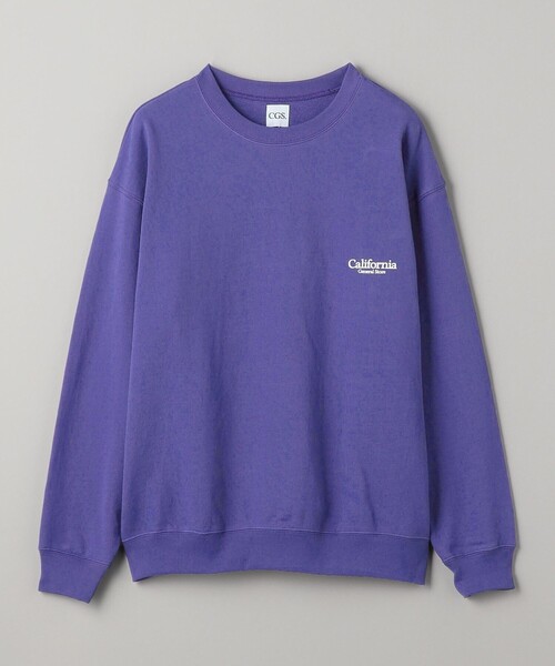 California General Store（California General Store）の「＜CGS.＞ ストア プリント オーガニック スウェット クルーネック（スウェット・メンズ・ホワイト/パープル/ライトグレー/ネイビー・XL/L/M/S）」の4枚目の写真