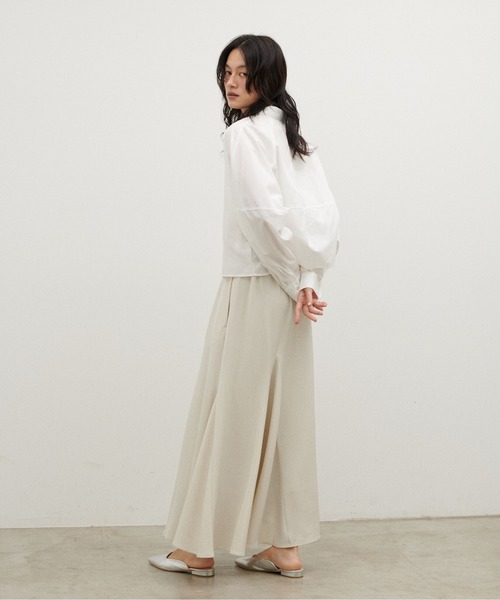 LARUTA(ラルータ)の「【LARUTA】クロップド丈シャツ(シャツ/ブラウス・レディース・ネイビー/オフホワイト/サックスブルー・FREE)」の11枚目の写真