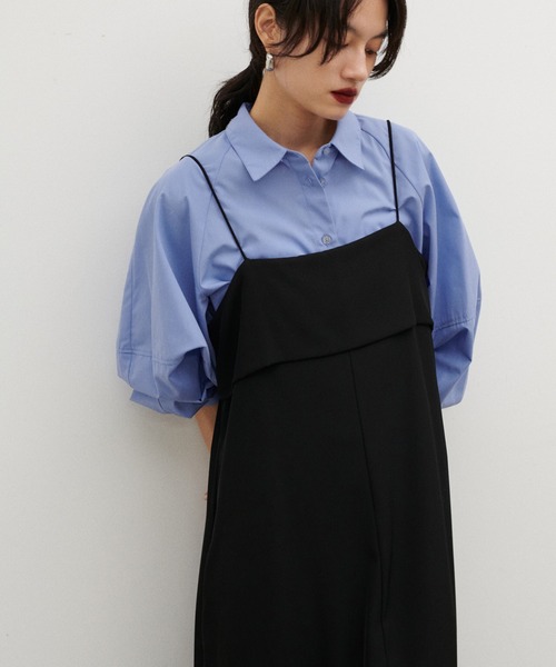 LARUTA(ラルータ)の「【LARUTA】クロップド丈シャツ(シャツ/ブラウス・レディース・ネイビー/オフホワイト/サックスブルー・FREE)」の14枚目の写真