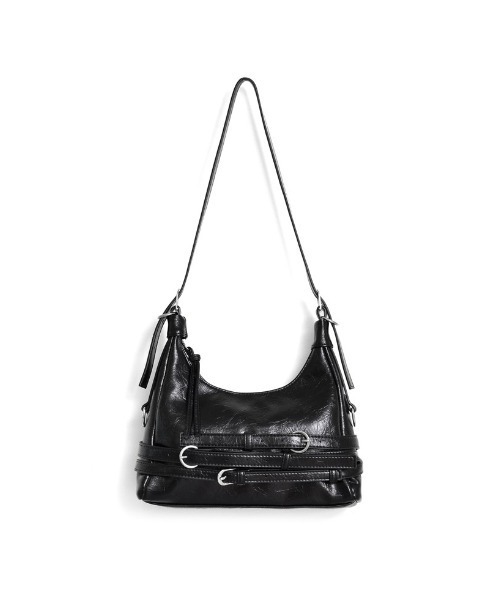 Re:EDIT（リエディ）の「[神山まりあさん着用][2024AW BAG COLLECTION]ベルト付きワンハンドルバッグ（ハンドバッグ・レディース・ブラック/レッド/アイボリー・FREE）」の11枚目の写真