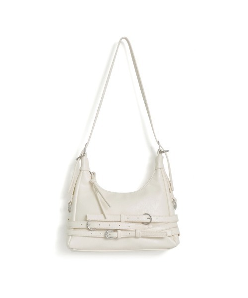 Re:EDIT（リエディ）の「[神山まりあさん着用][2024AW BAG COLLECTION]ベルト付きワンハンドルバッグ（ハンドバッグ・レディース・ブラック/レッド/アイボリー・FREE）」の18枚目の写真
