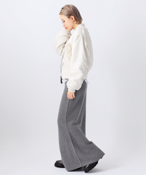 AP STUDIO（エーピーストゥディオ）の「【TOP KHAKI/トップカーキ】SHORT MA-1（MA-1・レディース・ブラック/ホワイト・38/36）」の15枚目の写真