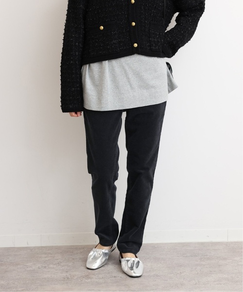 JOURNAL STANDARD relume（ジャーナルスタンダード　レリューム）の「《追加》ストレッチコールスキニー（その他パンツ・レディース・グレー/ベージュ・36/38/40）」の4枚目の写真