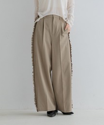 LOWRYS FARM | サイドフリルワイドパンツ　152669(その他パンツ)