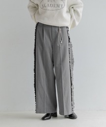 LOWRYS FARM | サイドフリルワイドパンツ　152669(その他パンツ)