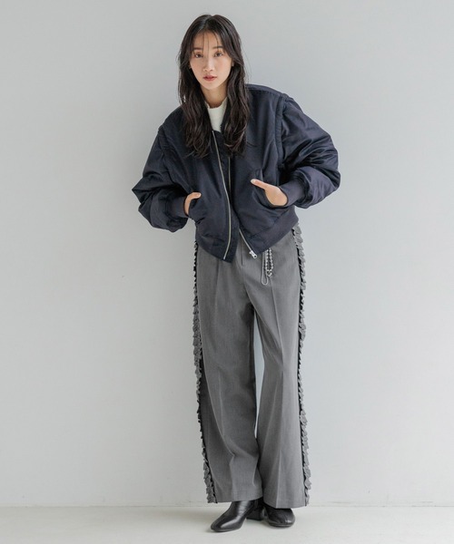カズ出品 LOWRYS FARM（ローリーズファーム）の「サイドフリルワイド