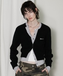 PRANK PROJECT | 【Pre-Order】レイヤードクルーカーデ/Layered Crew Neck Cardigan(ニット/セーター)