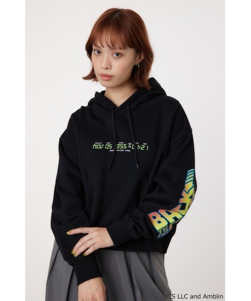 RODEO CROWNS WIDE BOWL（ロデオクラウンズワイドボウル）の「【BACKTOTHEFUTURE】スウェットパーカー（パーカー・レディース・ブルー/ブラック/ブラウン・MEDIUM/LARGE）」の2枚目の写真