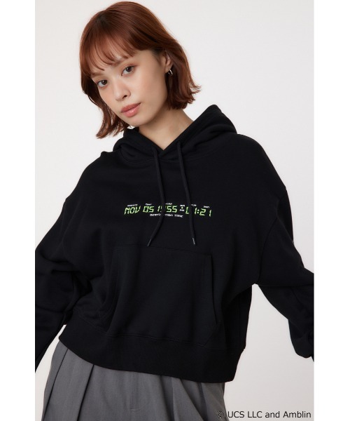 RODEO CROWNS WIDE BOWL（ロデオクラウンズワイドボウル）の「【BACKTOTHEFUTURE】スウェットパーカー（パーカー・レディース・ブルー/ブラック/ブラウン・MEDIUM/LARGE）」の4枚目の写真